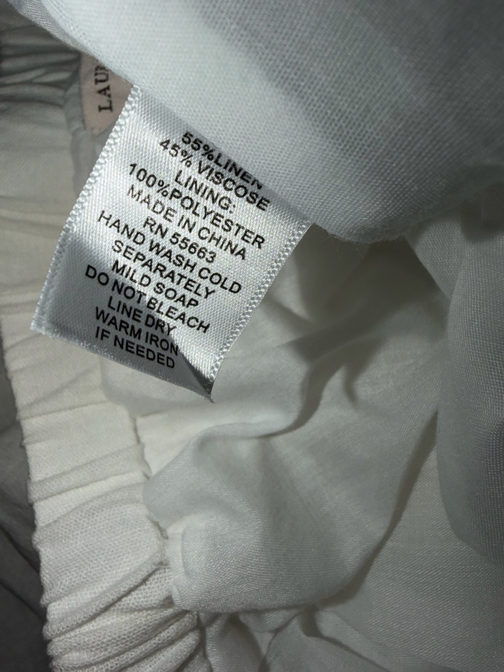 Women’s Tiered White Maxi Skirt. Size: M - Picture 7 of 7